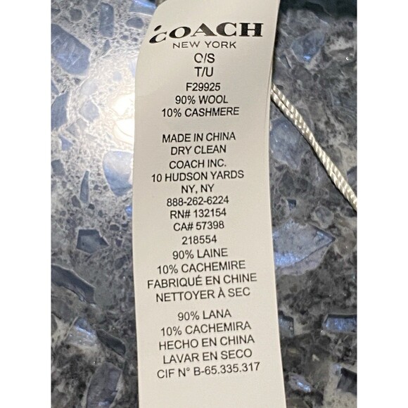 NWT Coach Scarf F29925 Lightweight VRT Ombre Signature C Wrap Pink 68 × 24" READ - Picture 4 of 13